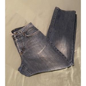 LUCKY BRAND Low Rise BootLeg B Dungarees Men's Size 32 VTG Made in USA Buttonfly